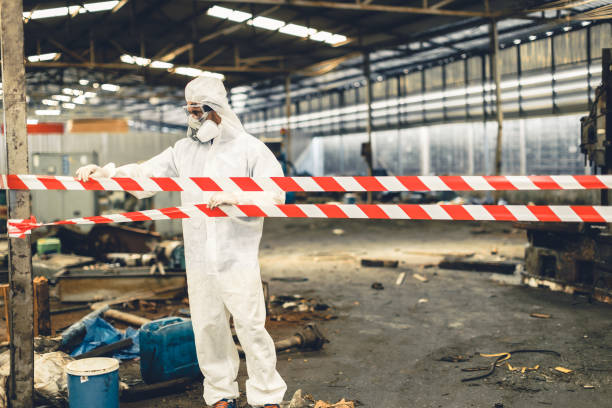 Professional Hoarding Cleanup technician working in Leesburg, OH